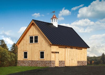 metal roof cupola stonework barndo