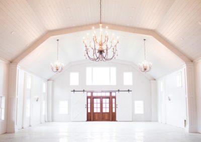 party barn chandelier barn doors