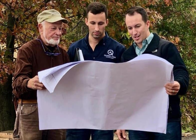 design process Jack Ben Chris Design blueprints