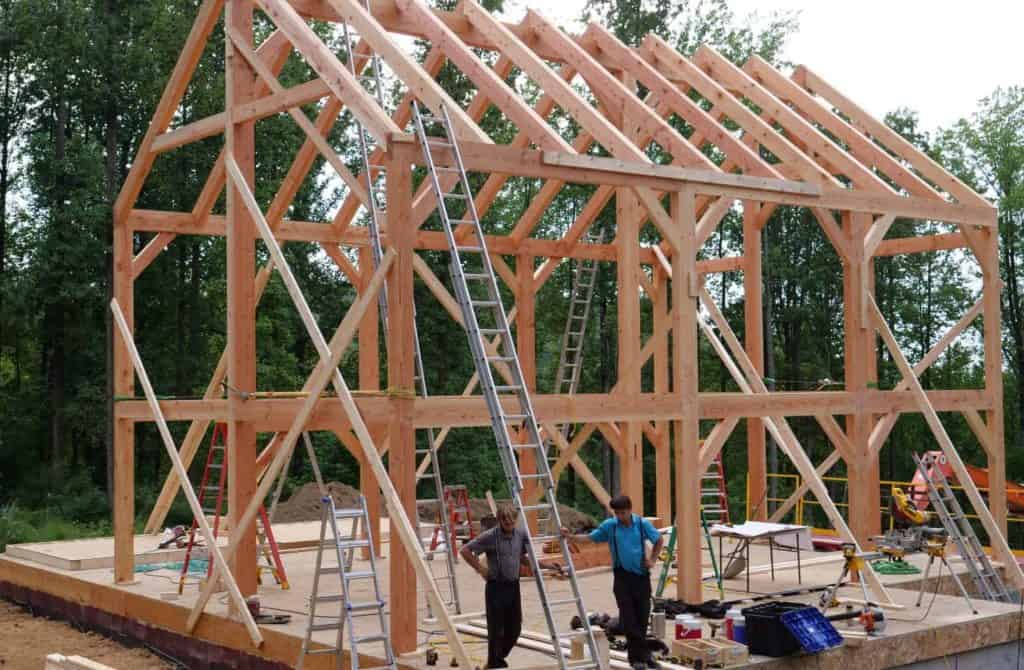 High-quality timber framing for custom homes and commercial buildings.