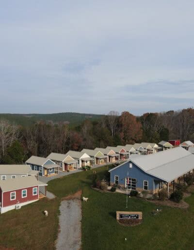 Tiny home village at NCHV