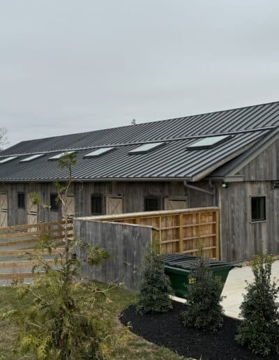 8 stall horse barn