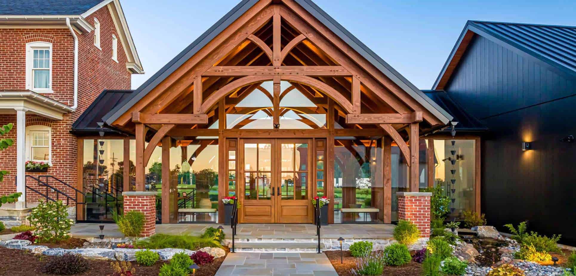 Elegant residential building with timber accents showcasing expert craftsmanship at Quarry View Building Group.